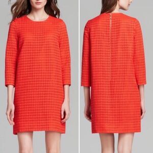 Kate Spade New York Ashby Dress Maraschino Red Embroidered Shift Women’s Size 14